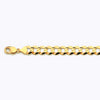 Load image into Gallery viewer, 10K 12MM YELLOW GOLD SOLID CURB 28&quot; CHAIN NECKLACE (AVAILABLE IN LENGTHS 7&quot; - 30&quot;)
