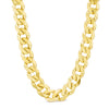 Load image into Gallery viewer, 10K 9.5MM YELLOW GOLD SOLID CURB 20&quot; CHAIN NECKLACE (AVAILABLE IN LENGTHS 7&quot; - 30&quot;)
