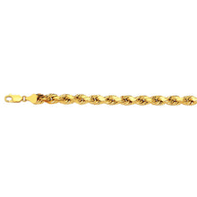 Load image into Gallery viewer, 14K 5MM YELLOW GOLD DC HOLLOW ROPE 24&quot; CHAIN NECKLACE (AVAILABLE IN LENGTHS 7&quot; - 30&quot;)
