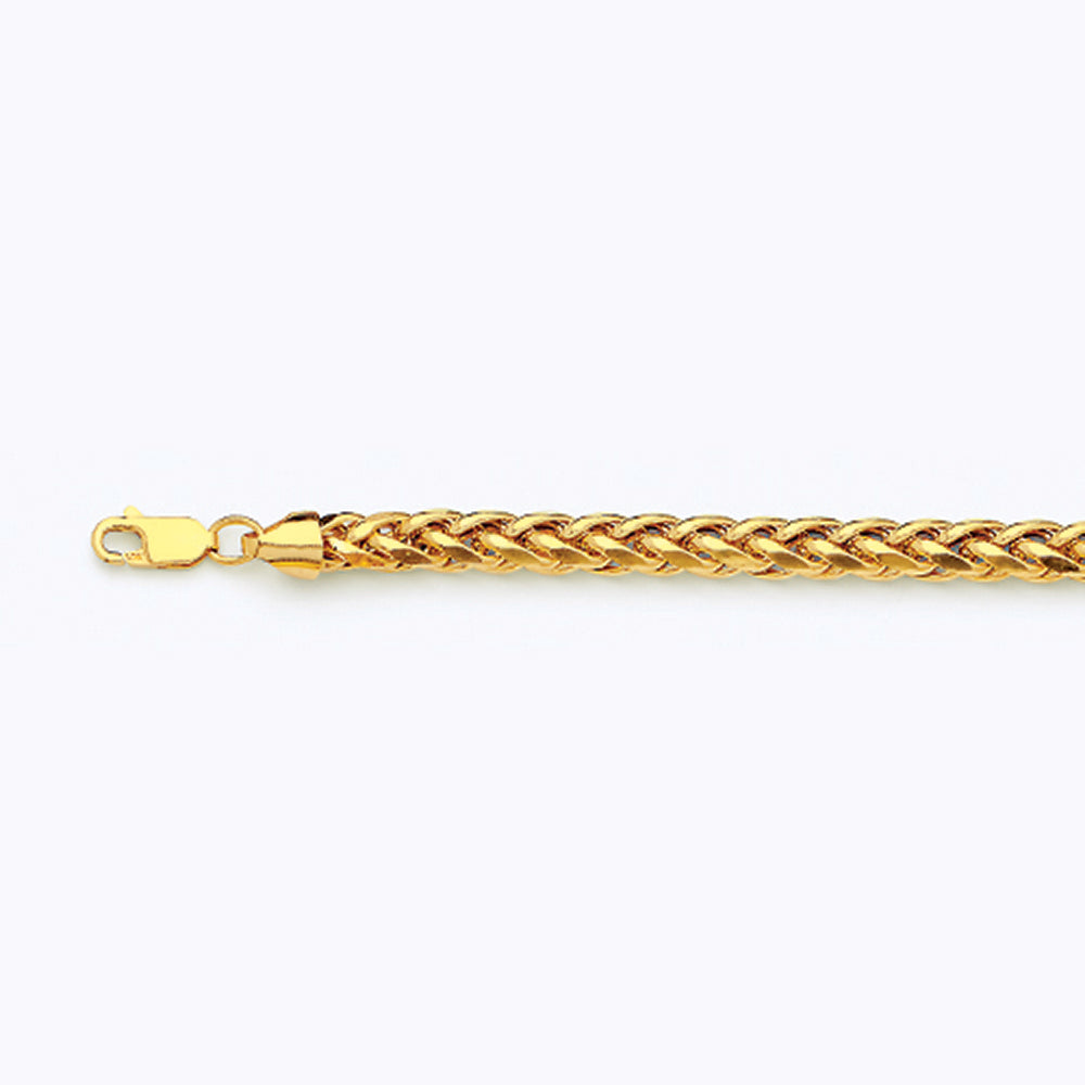 14K 5MM YELLOW GOLD PALM 9