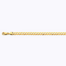 Load image into Gallery viewer, 10K 5.5MM YELLOW GOLD SOLID CURB 16&quot; CHAIN NECKLACE (AVAILABLE IN LENGTHS 7&quot; - 30&quot;)
