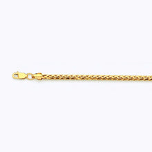 Load image into Gallery viewer, 14K 3MM YELLOW GOLD PALM 16&quot; CHAIN NECKLACE (AVAILABLE IN LENGTHS 7&quot; - 30&quot;)
