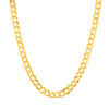 Load image into Gallery viewer, 10K 4.5MM YELLOW GOLD SOLID CURB 30&quot; CHAIN NECKLACE (AVAILABLE IN LENGTHS 7&quot; - 30&quot;)
