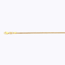 Load image into Gallery viewer, 18K 1.5MM YELLOW GOLD SOLID VENETIAN BOX 16&quot; CHAIN NECKLACE (AVAILABLE IN LENGTHS 7&quot; - 30&quot;)
