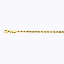 Load image into Gallery viewer, 14K 2.5MM YELLOW GOLD SOLID DC ROPE 24&quot; CHAIN NECKLACE (AVAILABLE IN LENGTHS 7&quot; - 30&quot;)
