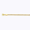 Load image into Gallery viewer, 14K 2.5MM YELLOW GOLD SOLID DC ROPE 20&quot; CHAIN NECKLACE (AVAILABLE IN LENGTHS 7&quot; - 30&quot;)
