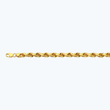 Load image into Gallery viewer, 10K 10MM YELLOW GOLD SOLID DC ROPE 16&quot; CHAIN NECKLACE (AVAILABLE IN LENGTHS 7&quot; - 30&quot;)
