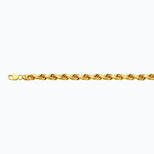 Load image into Gallery viewer, 14K 10MM YELLOW GOLD SOLID DC ROPE 24&quot; CHAIN NECKLACE (AVAILABLE IN LENGTHS 7&quot; - 30&quot;)
