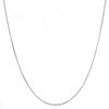 Load image into Gallery viewer, 10K WHITE GOLD DC ROLO  023 GAUGE 18&quot; CHAIN NECKLACE (AVAILABLE IN LENGTHS 7&quot; - 30&quot;)
