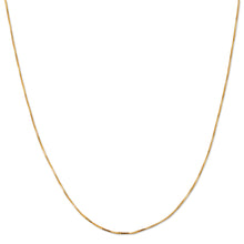 Load image into Gallery viewer, 14K YELLOW GOLD BOX 078 GAUGE 22&quot; CHAIN NECKLACE (AVAILABLE IN LENGTHS 7&quot; - 30&quot;)
