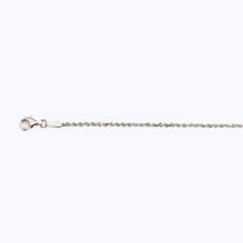 Load image into Gallery viewer, 14K 1.5MM WHITE GOLD SOLID DC ROPE 24&quot; CHAIN NECKLACE (AVAILABLE IN LENGTHS 7&quot; - 30&quot;)
