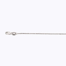 Load image into Gallery viewer, 14K 1MM WHITE GOLD SOLID DC ROPE 22&quot; CHAIN NECKLACE (AVAILABLE IN LENGTHS 7&quot; - 30&quot;)
