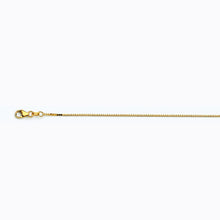 Load image into Gallery viewer, 14K YELLOW GOLD BOX 058 GAUGE 26&quot; CHAIN NECKLACE (AVAILABLE IN LENGTHS 7&quot; - 30&quot;)
