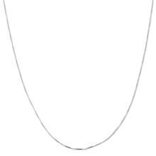 Load image into Gallery viewer, 14K WHITE GOLD BOX 050 GAUGE 20&quot; CHAIN NECKLACE (AVAILABLE IN LENGTHS 7&quot; - 30&quot;)
