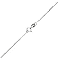 Load image into Gallery viewer, 14K WHITE GOLD BOX 050 GAUGE 30&quot; CHAIN NECKLACE (AVAILABLE IN LENGTHS 7&quot; - 30&quot;)
