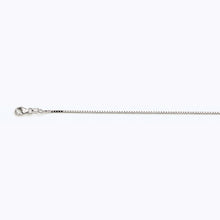 Load image into Gallery viewer, 14K WHITE GOLD BOX 068 GAUGE 26&quot; CHAIN NECKLACE (AVAILABLE IN LENGTHS 7&quot; - 30&quot;)
