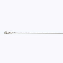 Load image into Gallery viewer, 14K WHITE GOLD BOX 058 GAUGE 28&quot; CHAIN NECKLACE (AVAILABLE IN LENGTHS 7&quot; - 30&quot;)
