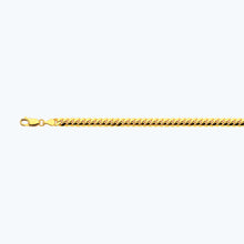 Load image into Gallery viewer, 14K 5MM YELLOW GOLD SOLID MIAMI CUBAN 22&quot; CHAIN NECKLACE (AVAILABLE IN LENGTHS 7&quot; - 30&quot;)
