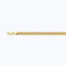 Load image into Gallery viewer, 14K 3MM YELLOW GOLD HOLLOW MIAMI CUBAN 24&quot; CHAIN NECKLACE (AVAILABLE IN LENGTHS 7&quot; - 30&quot;)
