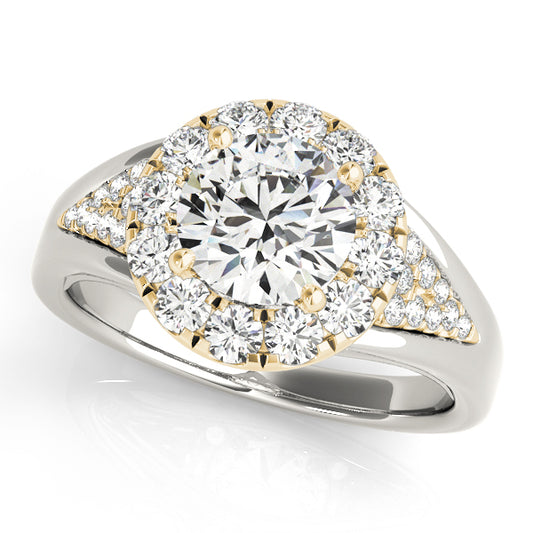 Round Engagement Ring M50955-E-3/4