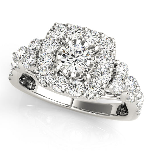 Round Engagement Ring M50990-E