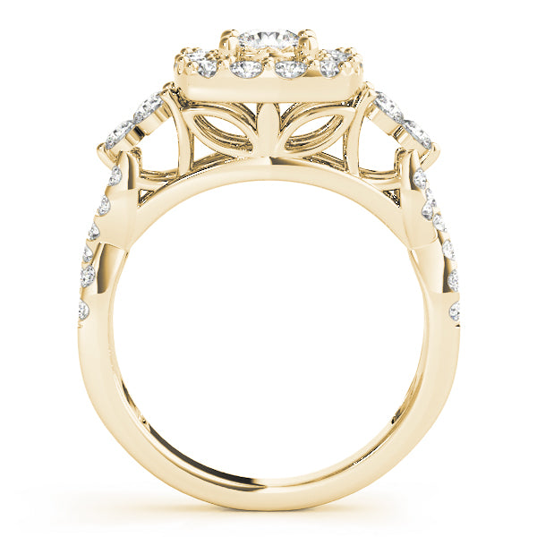 Round Engagement Ring M50990-E
