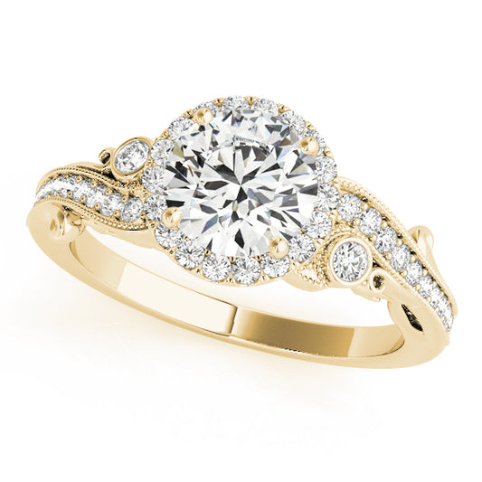 Round Engagement Ring M51000-E-1/3