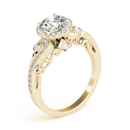Round Engagement Ring M51000-E-3/4