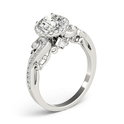Round Engagement Ring M51000-E-3/4