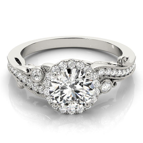 Round Engagement Ring M51000-E-1/3