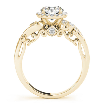 Round Engagement Ring M51000-E-2