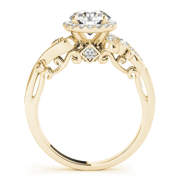 Round Engagement Ring M51000-E-1/2