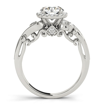 Round Engagement Ring M51000-E-1/3
