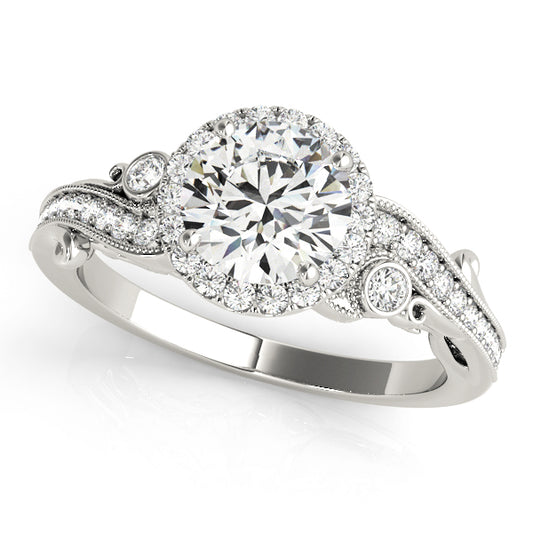 Round Engagement Ring M51000-E-1/4
