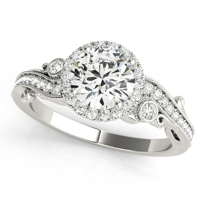 Round Engagement Ring M51000-E-1/2