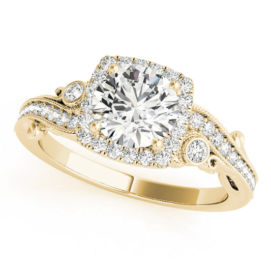 Round Engagement Ring M51001-E-1/4