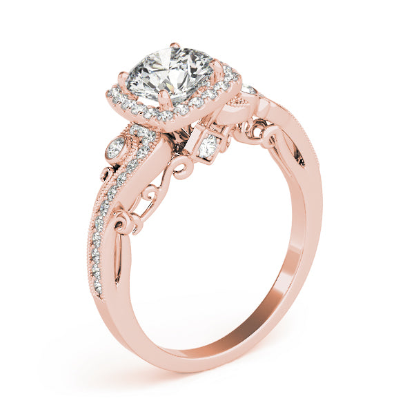 Round Engagement Ring M51001-E-11/2