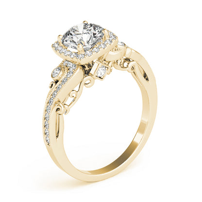 Round Engagement Ring M51001-E-1/2
