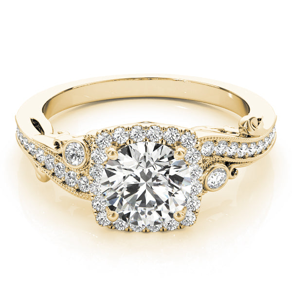 Round Engagement Ring M51001-E-1/2