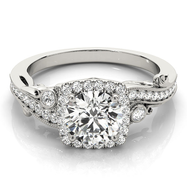 Round Engagement Ring M51001-E-1/2