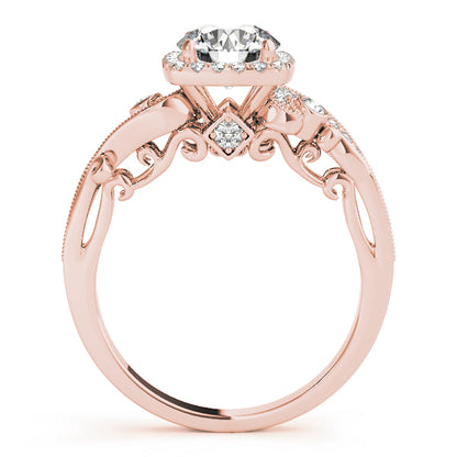 Round Engagement Ring M51001-E-3/4