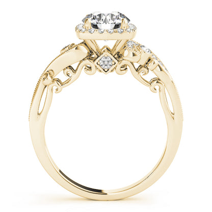 Round Engagement Ring M51001-E-3/4