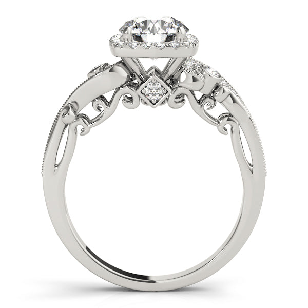 Round Engagement Ring M51001-E-2