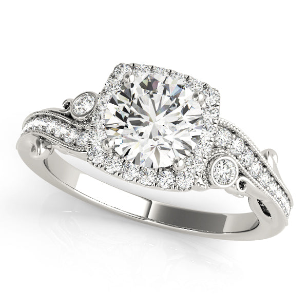 Round Engagement Ring M51001-E-1/2