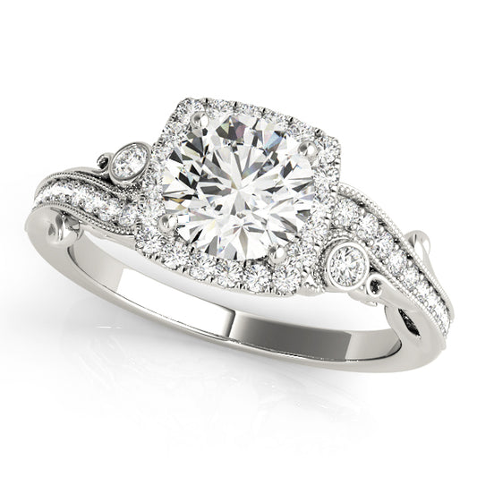 Round Engagement Ring M51001-E-2
