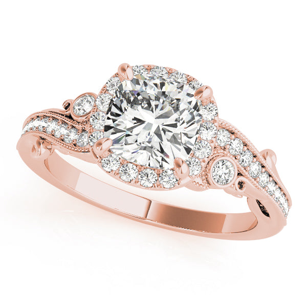 Cushion Engagement Ring M51005-E-6.5