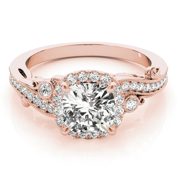 Cushion Engagement Ring M51005-E-6