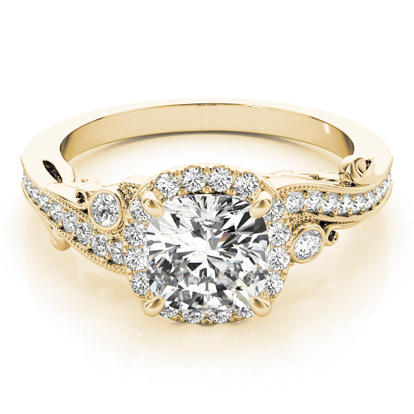 Cushion Engagement Ring M51005-E-6.5