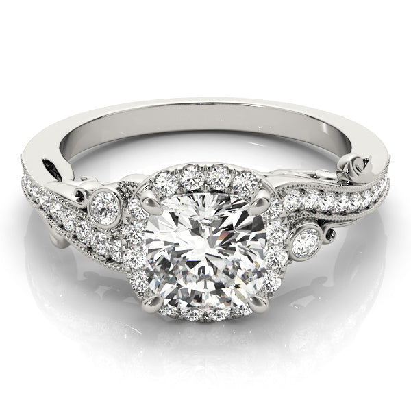 Cushion Engagement Ring M51005-E-6