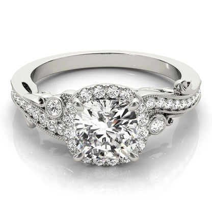 Cushion Engagement Ring M51005-E-6